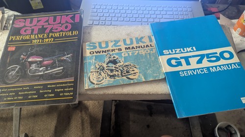 Suzuki 750 owners service - gt,