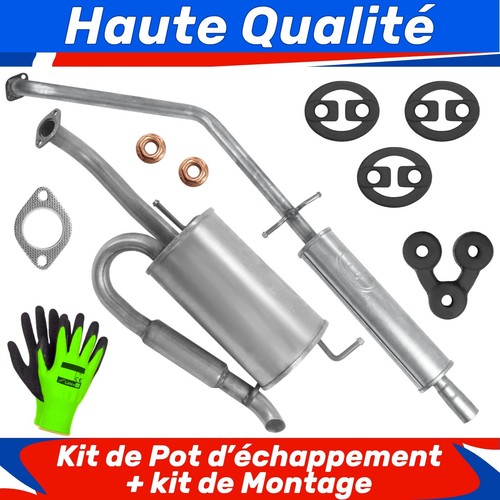 Kit pot échappement pour - pot, d'échappement