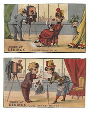 2 anciens chromos  pub