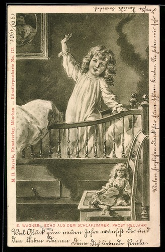 Carte postale artiste - carte, d'artiste