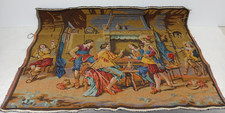 GOBELIN BELGIUM TAPESTRY ESPAÑOL MEDIEVAL ERA THREE MUSKETEERS 35 X 25 FREE SHIP