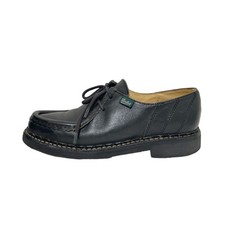 Auth Paraboot - Black Leather Men's Shoes