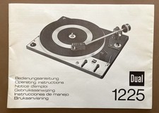 Platine Disques Dual 1225