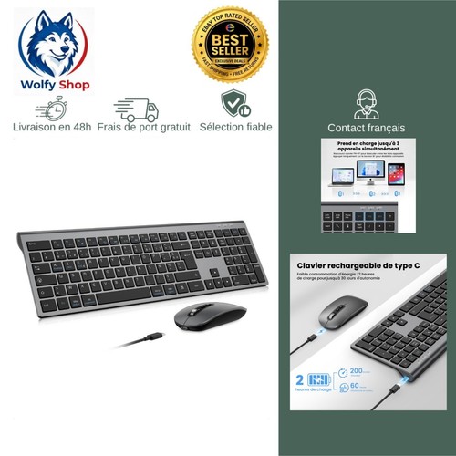 Clavier souris sans - souris, fil