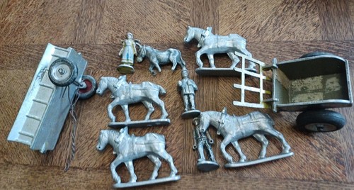 Ancienne lot figurine - , alu