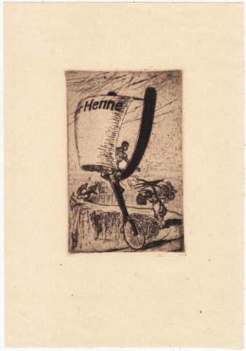 Exlibris livre art - exlibris, walter