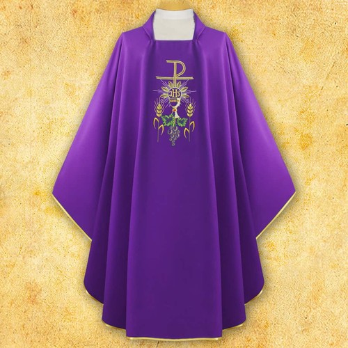 Chasuble brodée px avec - chasuble,