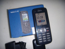 Nokia C1-02 RM-235 Black Unlocked 1.8" 10MB Mobile Phone 1 Year warranty