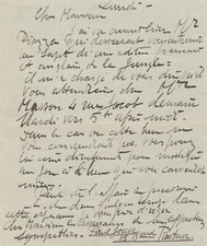 Paul JOUVE animal autograph letter book La Jungle Robert d Humières
