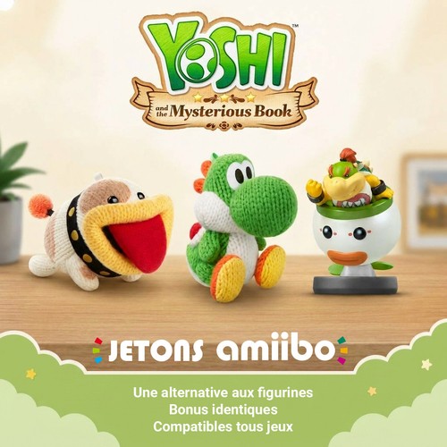 Lot jetons amiibo yoshi - -,