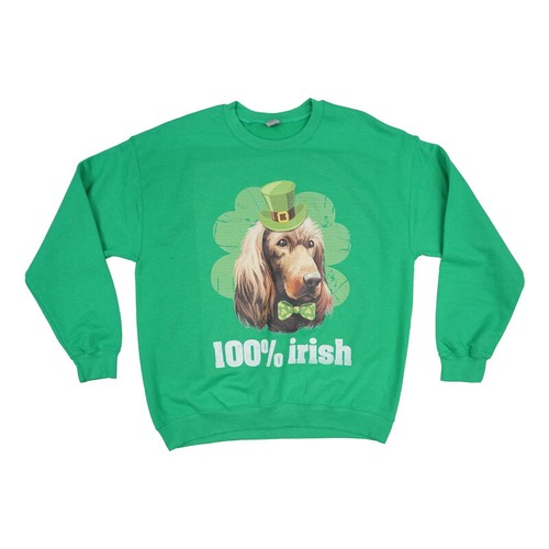 Mens 100 irish crew - pullover,