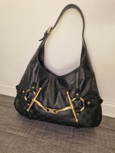 Sac gucci hobo - hobo, noir