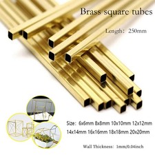 1pcs square tubes brass profile square tube hollow profile rectangular tube