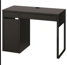MICKE ikea black desk, Width: 41 3/8 " Depth: 19 5/8 " Height: 29 1/2 "