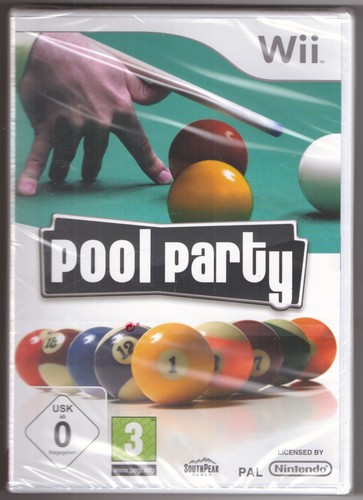 Pool party jeu nintendo wii - party,