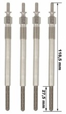 4 Bougies de Préchauffage