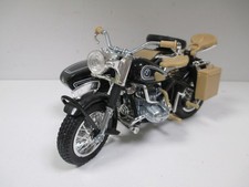 BMW R75 ELEPHANT Noir Black Schwarz MOTO SIDECAR par POLISTIL MS110 au 1/15