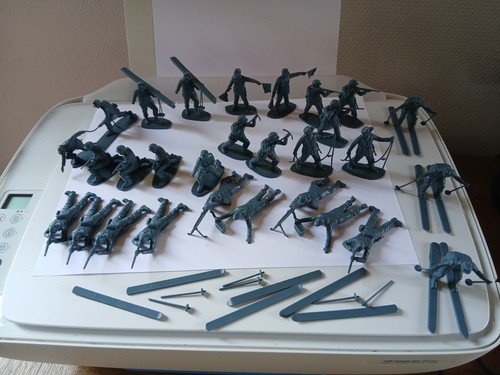 Lot soldats airfix troupes de - ,