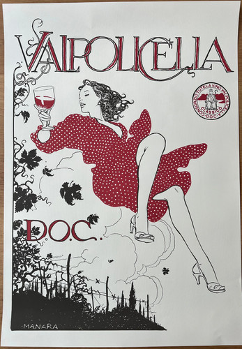 Manara milo affiche - milo, vintage