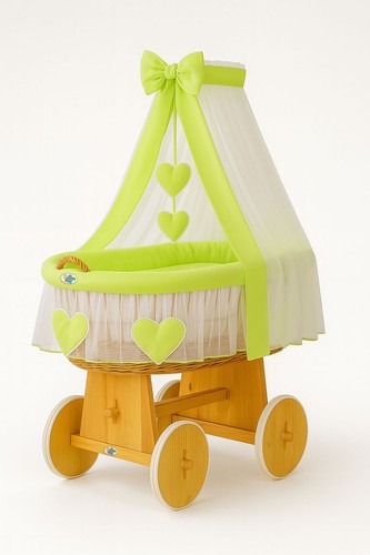 Couffin amelia osier avec - couffin, en