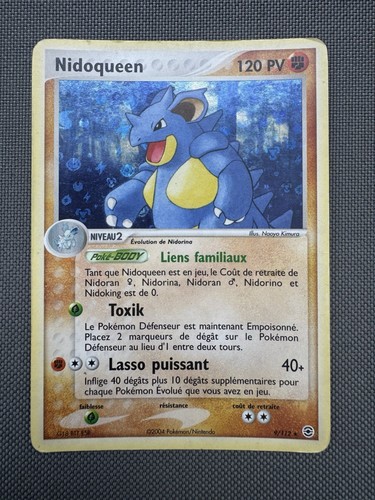Carte pokémon nidoqueen - pokémon,