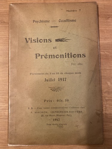 Visions premonitions per - visions, et