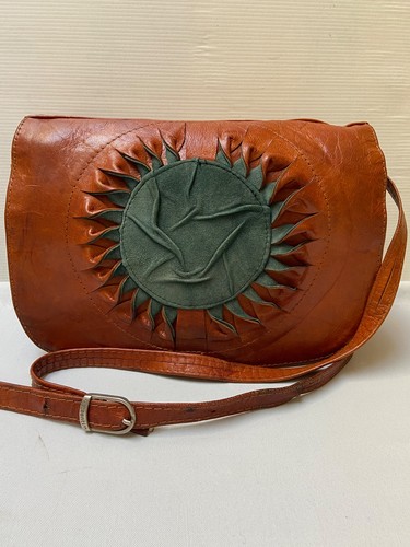 Sac besace rétro cuir - , &