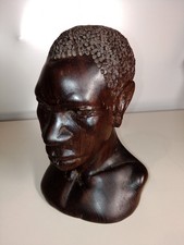 Buste Homme Africain en bois