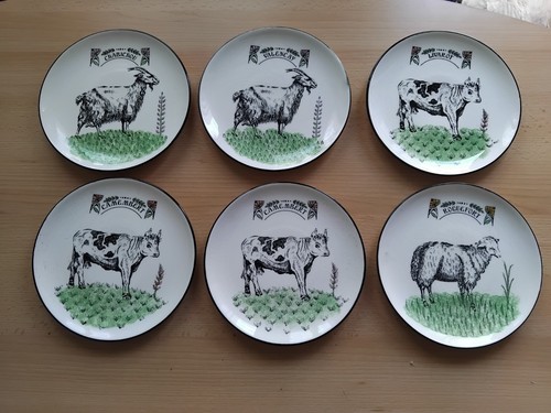 Assiettes fromage en - à,