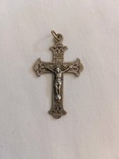 Cross Christ My Jesus Mercy Silver Metal Pendant