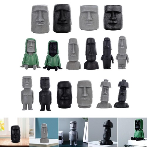 Sculpture moai pâques - moai, de