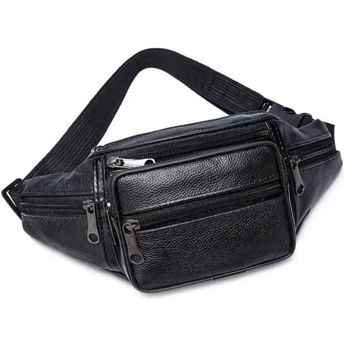Sac banane cuir - sac, en