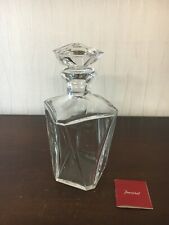 1 carafe whiskey / cognac in Baccarat glass h:22cm