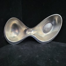 Alessi RA02 Stainless Steel Two Section Container Italia 9.5"x5"