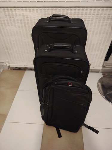 Lot bagagerie noir - , :