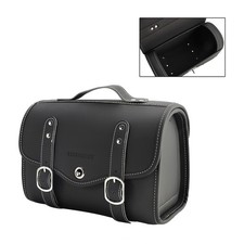 Sacoche De Selle Latérale De Rangement Noir Pour Sac Arrière Pu Pour Moto'