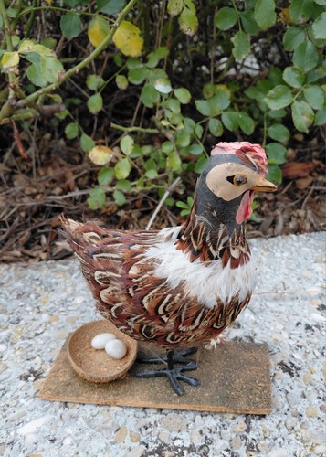 Ancien jouet poule pondeuse - ancien, la