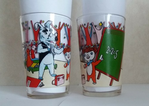 Verre moutarde ancien - à,