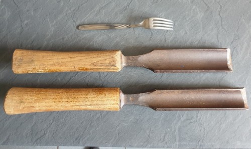 Gouge outil ancien - ancien, menuisier