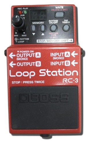 Pédale effets boss 3 - d'effets, rc-3