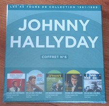 JOHNNY HALLYDAY Les 45t de Collection 1961-1969 COFFRET N°6 MERCURY 538321-0