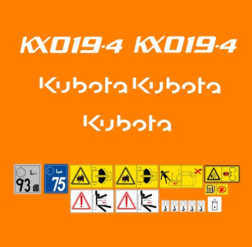 Kubota kx019 mini digger - kx019-4,