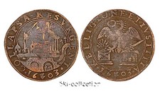 Jeton COLLAPSA RESURGENT. 1603 (Dordrecht) Pays-Bas Espagnols. Bronze