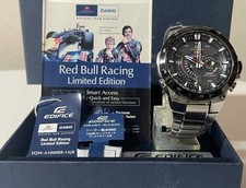 Casio Edifice EQW-A1000RB Red Blue Chronograph Solar Atomic Men's Watch Japan