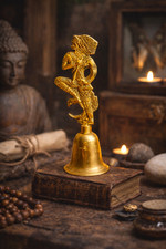 Cloche rituelle bronze Asie 17