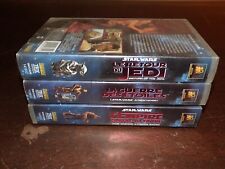 lot de 3 cassettes VHS STAR WARS ( THX 1995  )