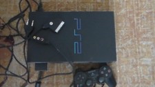 Console Sony PlayStation 2  avec 1 manette, 2 micros, 6 jeux, adaptateur réseau