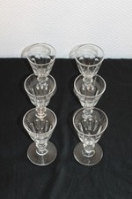 6 Verres EN CRISTAL DE