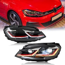 Full LED Front Headlights For 2015-2017 VW Volkswagen Golf 7 Head Lamps Assembly