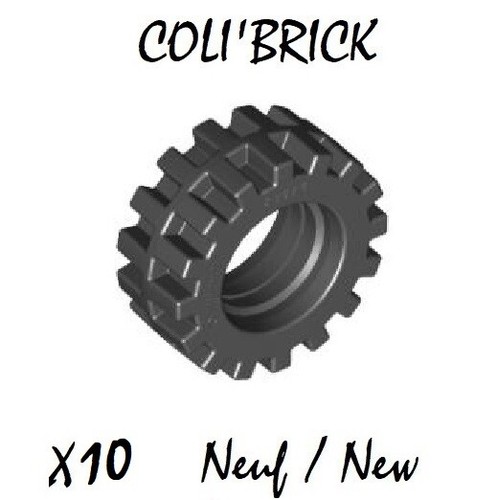 Lego 87414 10x pneus - 10x, (roue)